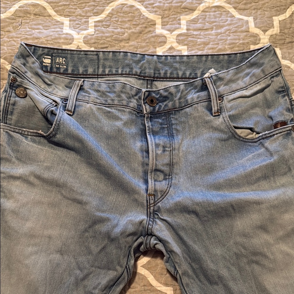 G-Star Men's Light Blue Jeans